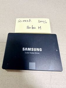 SD0336【中古動作品】SAMSUNG 内蔵 SSD 500GB /SATA 2.5インチ動作確認済み 使用時間8262H