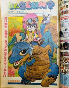 週刊少年ジャンプ　1982年29号　巻頭カラー　Dr.スランプ/ 鳥山明