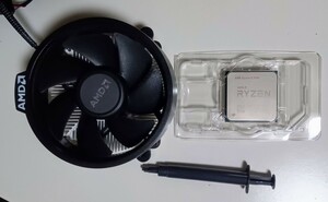 AMD Ryzen5 3500 未使用グリス、純正クーラーセット