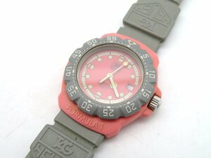 1円◆稼働◆ タグホイヤー 360.508 ピンク クオーツ レディース 腕時計 N65303