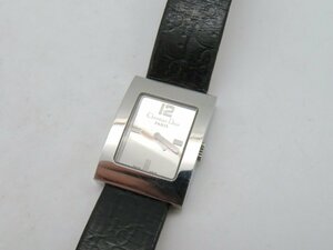 1 иен * работа * Christian Dior D78-109 серебряный кварц женские наручные часы N65205