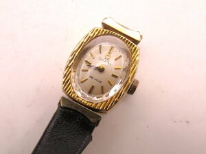 1円◆稼働◆ オメガ デヴィル シルバー 手巻き レディース 腕時計 N68903