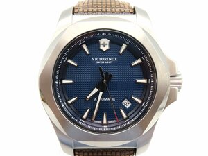1 иен * работа * Victorinox 241834i knock s механический голубой самозаводящиеся часы мужские наручные часы карта O701