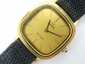 1円◆稼働◆ オメガ デヴィル ゴールド 手巻き レディース 腕時計 N65605