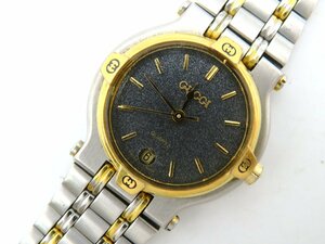 1 иен * работа * Gucci 9000L серебряный кварц женские наручные часы N66706