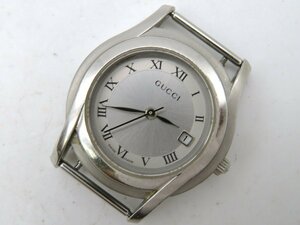 1 иен * работа * Gucci 5500L серебряный кварц женские наручные часы N69905