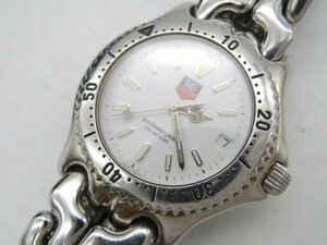 1円■ジャンク■ タグホイヤー S90.806 プロフェッショナル ホワイト クオーツ メンズ 腕時計 N68801