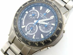 1円◆稼働◆ カシオ 0CW-M800 オシアナス ブラック ソーラー メンズ 腕時計 N67708