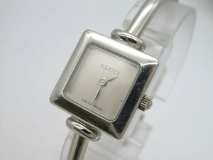 1円◆稼働◆ グッチ 1900L シルバー クオーツ レディース 腕時計 N67008