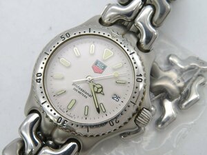 1 jpy * operation * TAG Heuer S99.013K Professional white quarts unisex wristwatch koma 3 N69601