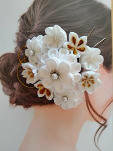  free shipping! knob skill hair ornament pure-white wedding bride wedding wedding kimono shiromuku 