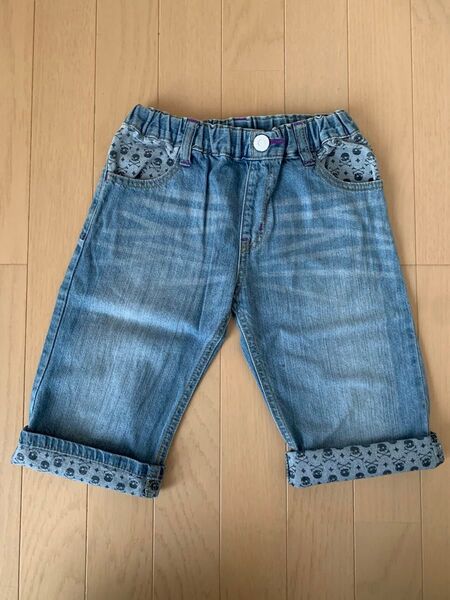TK SAPKID デニムハーフパンツ 130cm