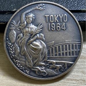 東京オリンピック大会記念メダル　1964年　メダル　コイン　古銭　美品