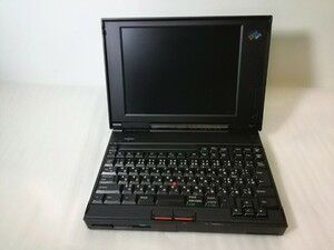  retro персональный компьютер IBM ThinkPad Microsoft WINDOWS95 365X ноутбук ноутбук источник питания отсутствует электризация не проверка [ Junk ]