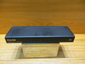 *H0865* AIM エイム　HDMI SPLITTER スプリッタ　HDMI 分配器　1 in / 4 out　AVS-4K104　4K 対応 動作未確認品中古#*