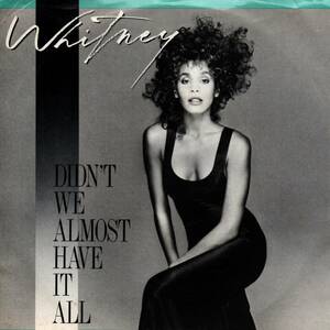 Whitney Houston 「Didn't We Almost Have It All/ Shock Me」米国盤EPレコード