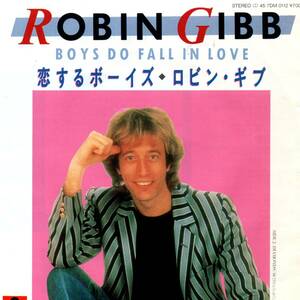 Robin Gibb 「Boys Do Fall In Love/ Diamonds」国内盤サンプルEPレコード