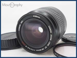 ★実用美品★ CANON キヤノン EF 28-80mm F3.5-5.6 V USM ★完動品★同梱可 前後キャップ&レンズフィルター付 #i7155