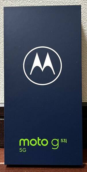 新品未使用　送料無料　モトローラ　motorola moto g53j 5G 128GB　 アークティックシルバー　