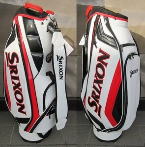 M 未使用品 ダンロップ SRIXON スリクソン GGC-S166 キャディバッグ 9.5型 ホワイト