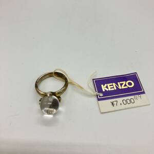 1円〜 5F KENZO シルバーリング 指輪 SILVER925 刻印 KLR888090 7070 0183767-4 9号 トップ付きリング 重量約5.5g レディースアクセサリー