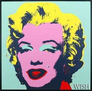 【真作】【WISH】アンディ・ウォーホル Andy Warhol シルクスクリーン 約30号 大作 マリリンモンロー ◆サンデーモーニング版 #24023876