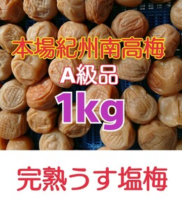 [ now only campaign ] genuine .. south height plum . pan block production .. light salt plum 1kg (A class goods )
