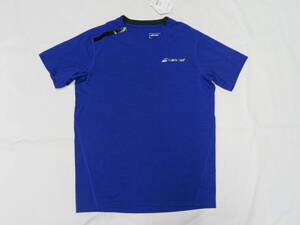 673　バボラ Babolat テニス VS SHORT SLEEVE SHIRT ゲームシャツ　ブルー（M）