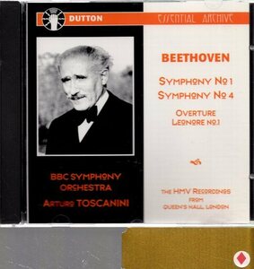 b570 ベートーヴェン：交響曲第1番＆4番他/トスカニーニ