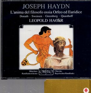 ハイドン：歌劇「哲学者の魂、またはオルフェオとエウリディーチェ」（ドナート／スウェンセングリーンバーグ、ハーガー)(2CD)