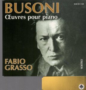 BUSONI :ピアノ作品集／GRASSO