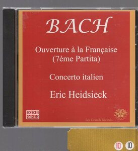 バッハ：イタリア協奏曲/ハイドシェック