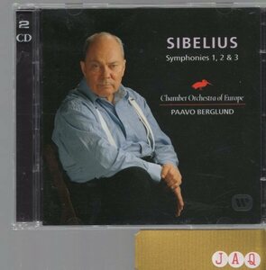 シベリウス：交響曲第1、2＆3番/ベルグルンド【2CD】