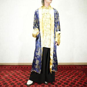 *SPECIAL ITEM* USA VINTAGE EMBROIDERY JACQUARD DESIGN CHINA GOWN COAT/アメリカ古着ジャガード刺繍デザインチャイナガウンコート