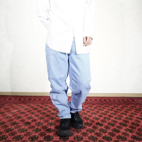 EU VINTAGE ZENA JEANS BUTTON DESIGN DENIM PANTS/ヨーロッパ古着ボタンデザインデニムパンツ