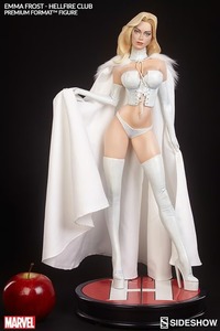 【玩具模型】SIDESHOW EMMA FROST HELLFIRE CLUB PREMIUM FORMAT 高さ51ｃｍ 1:4 SCALE L48