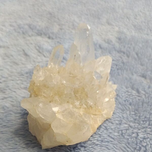 水晶 クラスター 群晶 ② 90g クリスタル 天然石 パワーストーン 浄化 4月誕生石 クリア インテリア 置物