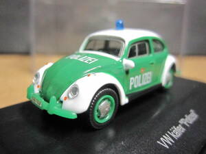 * Volkswagen * Beetle патрульная машина *1/87*Schuco/ Schuco * прекрасный товар *VW kfer "Polizei"*