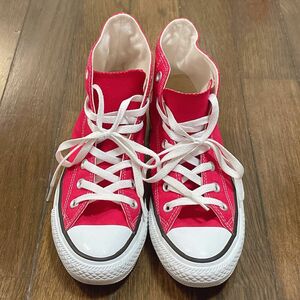 CONVERSE コンバース オールスター ハイカットスニーカー 24cm レッド