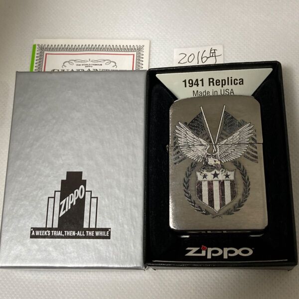 ZIPPO 1941レプリカ #29093 American Eagle 未使用 極美品 箱付き 2016年製