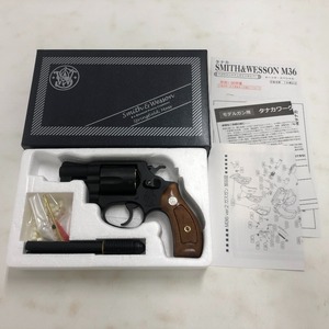 02w00991*1 jpy ~ Junk TANAKAtanaka Works S&W M36 Ver.2 gas revolver 18 -years old and more box equipped * operation not yet verification junk 