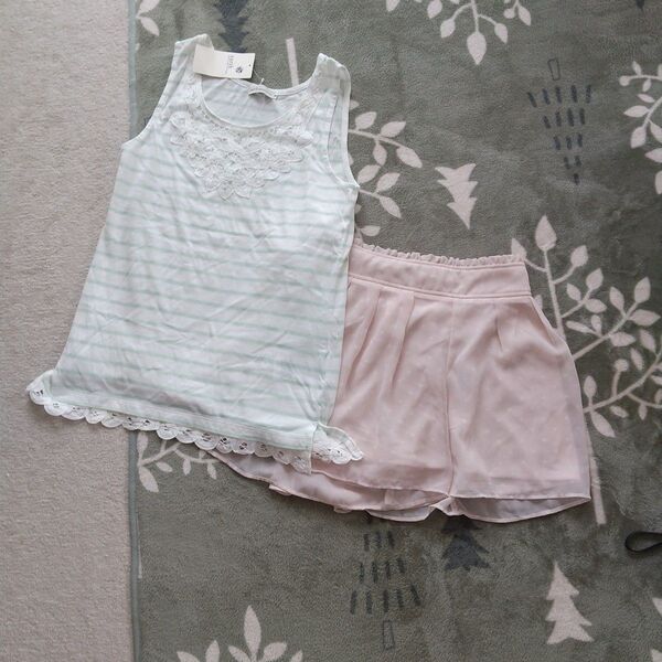 earth music&ecology タンクトップ、キュロット