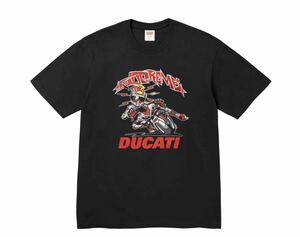 Mサイズ　supreme Ducati bike tee black シュプリーム　Tシャツ　黒　ブラック