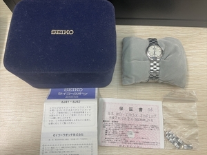 上13056 SEIKO セイコー EXCELINE エクセリーヌ 4J41-0A50 レディース腕時計 金属ベルト 電池切れ 動作未確認 付属品付き