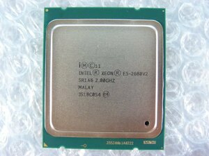 1PYH // Intel Xeon E5-2680 V2 2.8GHz SR1A6 Ivy Bridge-EP M1 Socket2011(LGA) MALAY // McAfee WG-5500 取外 //(同ロット)在庫2