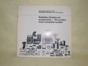 : catalog city free shipping : Rollei Flex Rollei code accessory compilation English version 