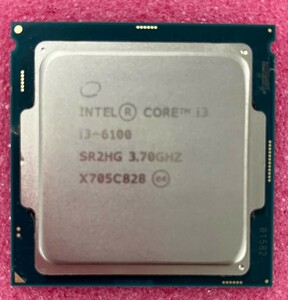 CPU 5個セット Intel Core i3-6100 SR2HG 3.70GHz i3 第6世代 プロセッサー 中古動作確認済 管理番号：C167