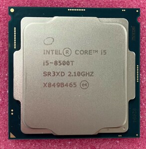 CPU 2個セット Intel Core i5-8500T SR3XD 2.10GHz i5 第8世代 プロセッサー 中古動作確認済 管理番号：C171