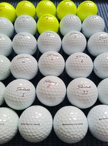 ※送料520円★きれいなロストボ－ル・TitleistタイトリストproV1・V1x・混在29個