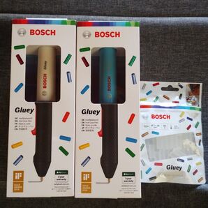 ボッシュ(BOSCH) コードレスグルーペン 『Gluey(グルーイ)』×2個&グルースティック(クリア)×1個セット
